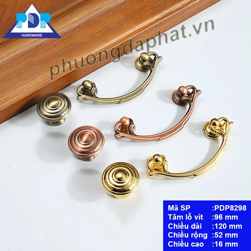Chi tiết tay nắm ngăn kéo PDP8298