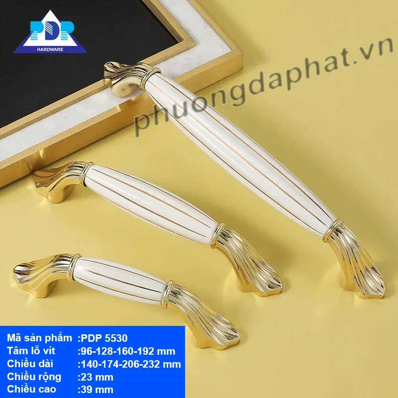 Tay Nắm Tủ Gốm Sứ Tân Cổ Điển PDP5530-6