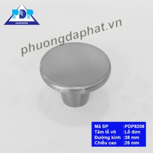 Núm Tay Nắm Tủ Cao Cấp  với mặt tròn nhẵn dễ dàng lắp đặt lau chùi, thích hợp lắp đặt cho các ngăn kéo, tủ bếp nhỏ.