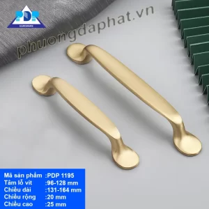 Tay Nắm Tủ Hiện Đại Tối Giản Màu Vàng Xước PDP1195