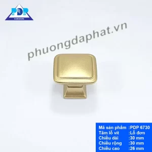 Núm Tủ Hiện Đại Màu Vàng Mờ PDP6730