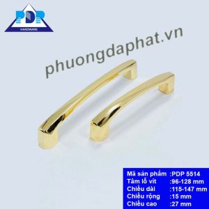 Tay Nắm Tủ mang phong cách hiện đại cùng dáng vẻ đơn giản và màu vàng sang trọng sẽ làm tăng giá trị phẩm chất cho nội thất.