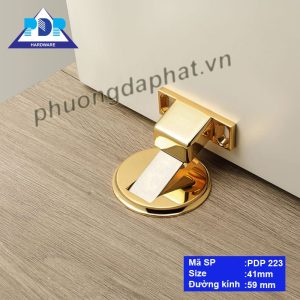 Hít Cửa PDP223 Vàng Bóng Cao Cấp Chặn Cửa Hít Cửa với thiết kế hiện đại