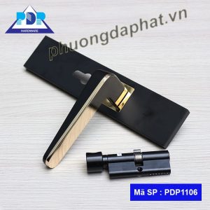 Trang chủ Khóa Tay Gạt ấn tượng về diện mạo với nền đen chủ đạo
