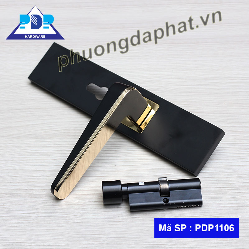 Khóa Tay Gạt ấn tượng về diện mạo với nền đen chủ đạo