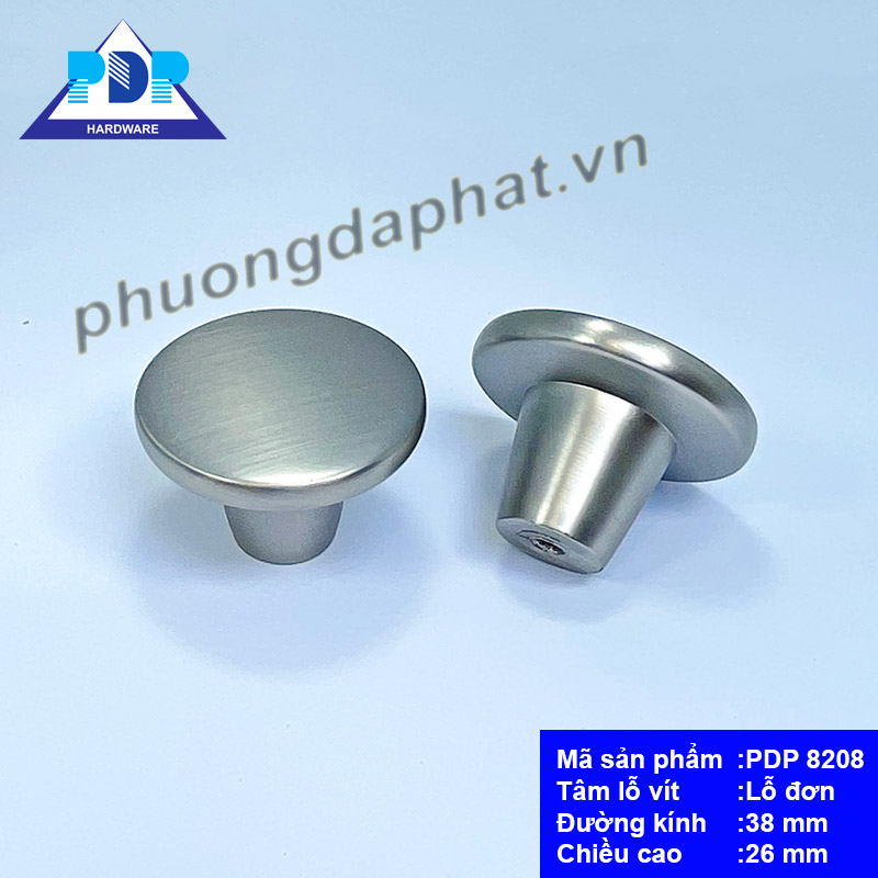 Núm Tay Nắm Tủ Cao Cấp  với mặt tròn nhẵn dễ dàng lắp đặt lau chùi