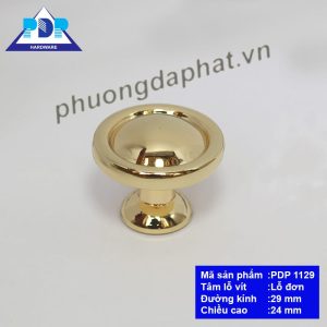 Núm Tay Nắm Tủ Hiện Đại với mặt tròn nhẵn kèm đường viền xung quanh tạo hiệu ứng bắt mắt