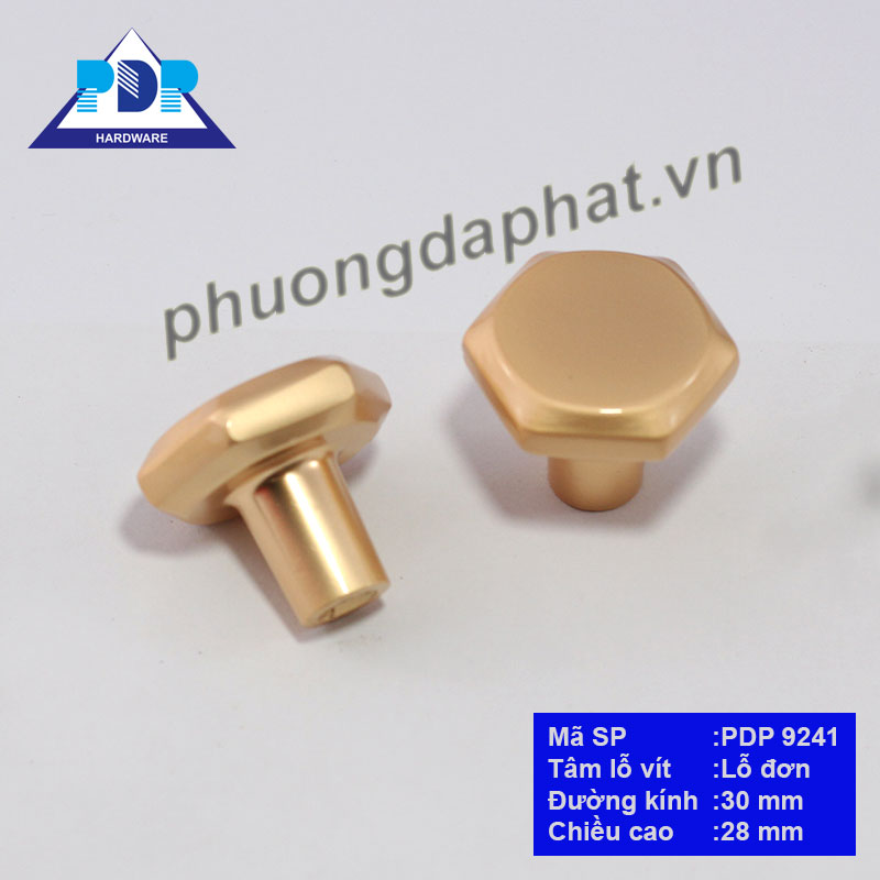 Núm Tay Nắm Tủ Hiện Đại với thiết kế hình lục giác