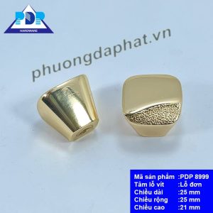 Núm Tay Nắm Tủ mang lại sự hiện diện trang nhã với màu vàng hoàng gia