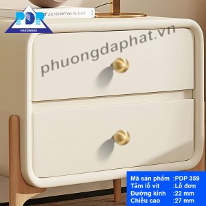 Núm Tủ Hiện Đại Đồng Tròn Cao Cấp PDP359