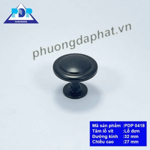 Núm Tủ Phong Cách Mỹ với mặt tròn nhẵn kèm đường viền xung quanh tạo hiệu ứng bắt mắt