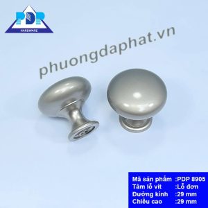 Núm Tủ Hiện Đại với mặt tròn nhẵn và màu be bóng tạo hiệu ứng bắt mắt