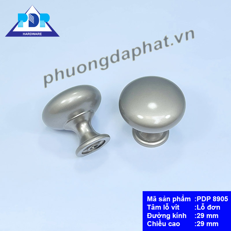 Núm Tủ Hiện Đại với mặt tròn nhẵn và màu be bóng tạo hiệu ứng bắt mắt