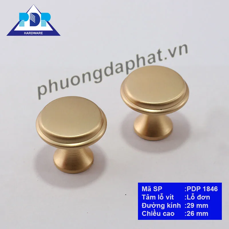 Núm tủ cổ điển màu vàng xước PDP1846