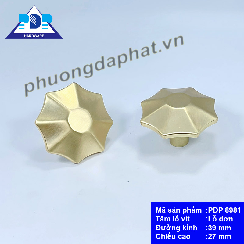 Núm Tủ với màu vàng chải xước hiện đại cùng thiết kế độc đáo
