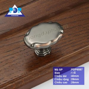 Núm Tủ Bếp PDP6587 với màu xám cùng thiết kế hài hòa bắt mắt phù hợp cho mọi nội thất.
