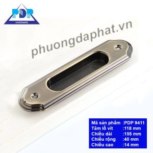 Tay Nắm Âm Cửa Lùa có chi tiết đẹp mắt được chế tác công phu với những đường cong bắt mắt