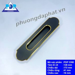Tay Nắm Âm Hiện Đại màu đen PDP2390