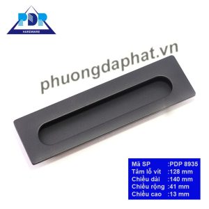 Tay nắm âm tủ màu đen mờ PDP8935
