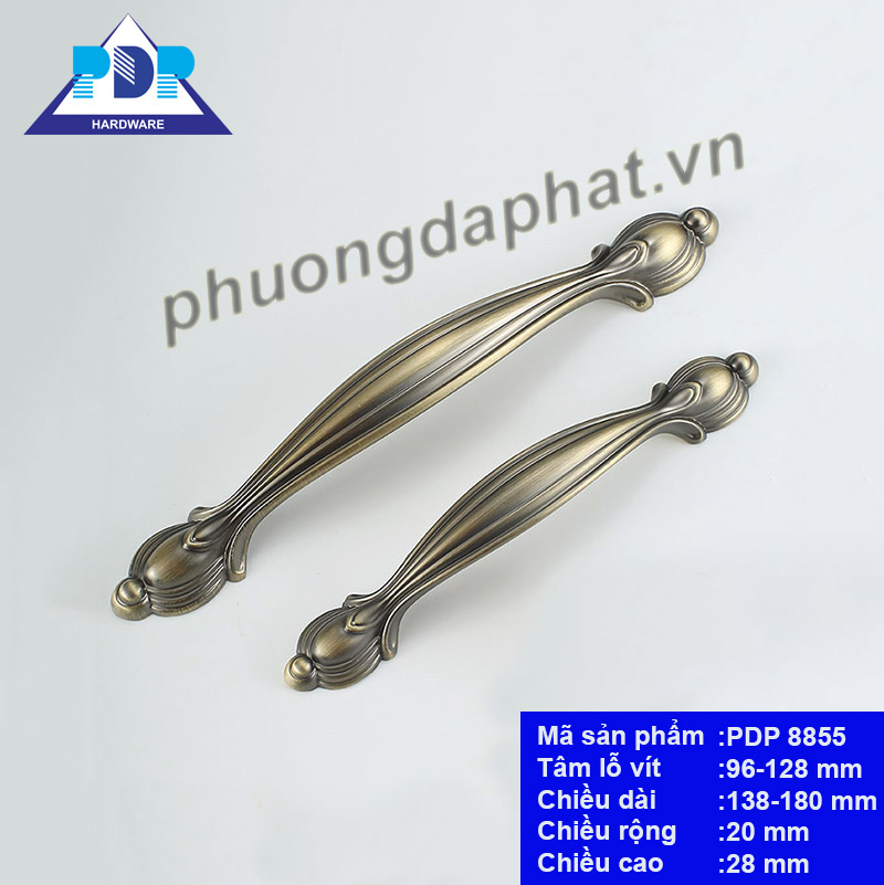 Tay Nắm Cửa Tủ có chi tiết đẹp mắt được chế tác công phu với những đường cong bắt mắt
