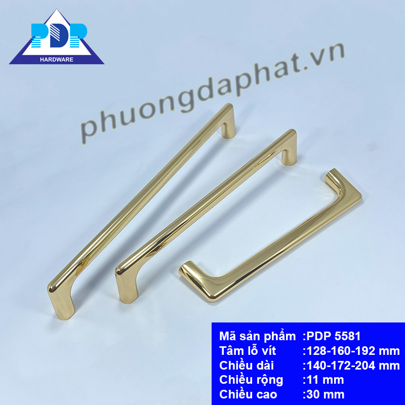 Tay Nắm Hiện Đại mang phong cách hiện đại cùng dáng vẻ đơn giản và màu vàng sang trọng sẽ làm tăng giá trị phẩm chất cho nội thất.