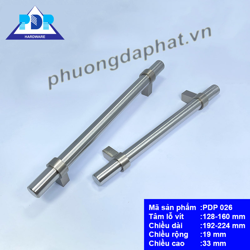 Tay Nắm Hiện Đại với chất liệu inox sẵn sàng thách thức thời gian. Phong cách dễ dàng tiếp cận