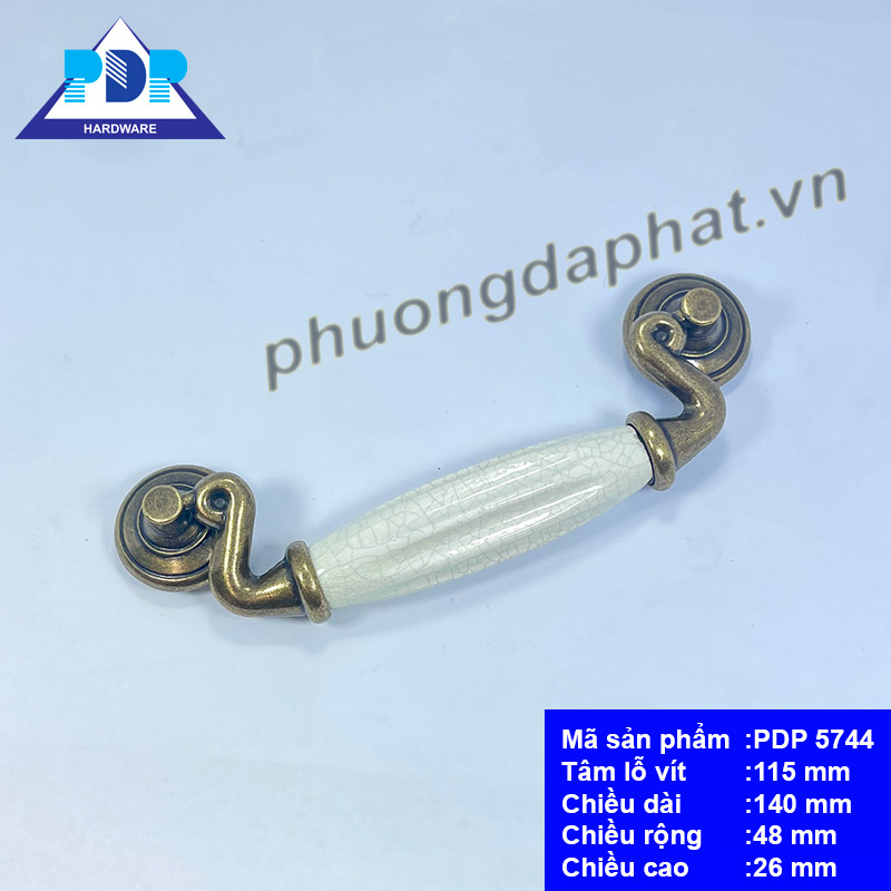 Tay Nắm Ngăn Kéo Gốm Sứ quyến rũ qua những đường cong tinh tế