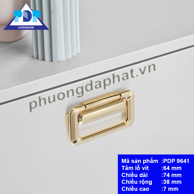 Tay Nắm Ngăn Kéo cùng màu vàng bóng