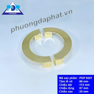 Tay Nắm Tủ Bán Nguyệt với thiết kế hình bán nguyệt