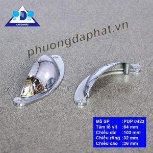 Tay Nắm Tủ Bán Nguyệt hình bán nguyệt cùng màu đen bóng lấp lánh