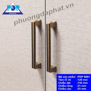 Tay Nắm Tủ Bếp với kết cấu khối vuông