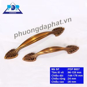Tay Nắm Tủ Bếp với chế tác công phu phía hai đầu liên kết tạo điểm nhấn vượt trội