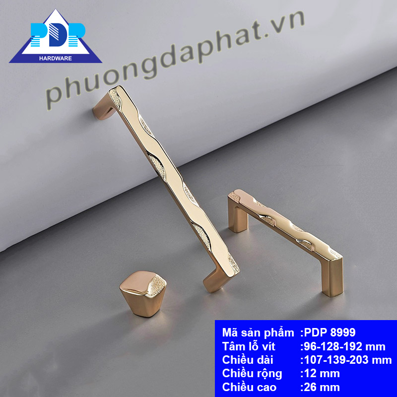 Tay Nắm Tủ Bếp mang lại sự hiện diện trang nhã với màu vàng hoàng gia