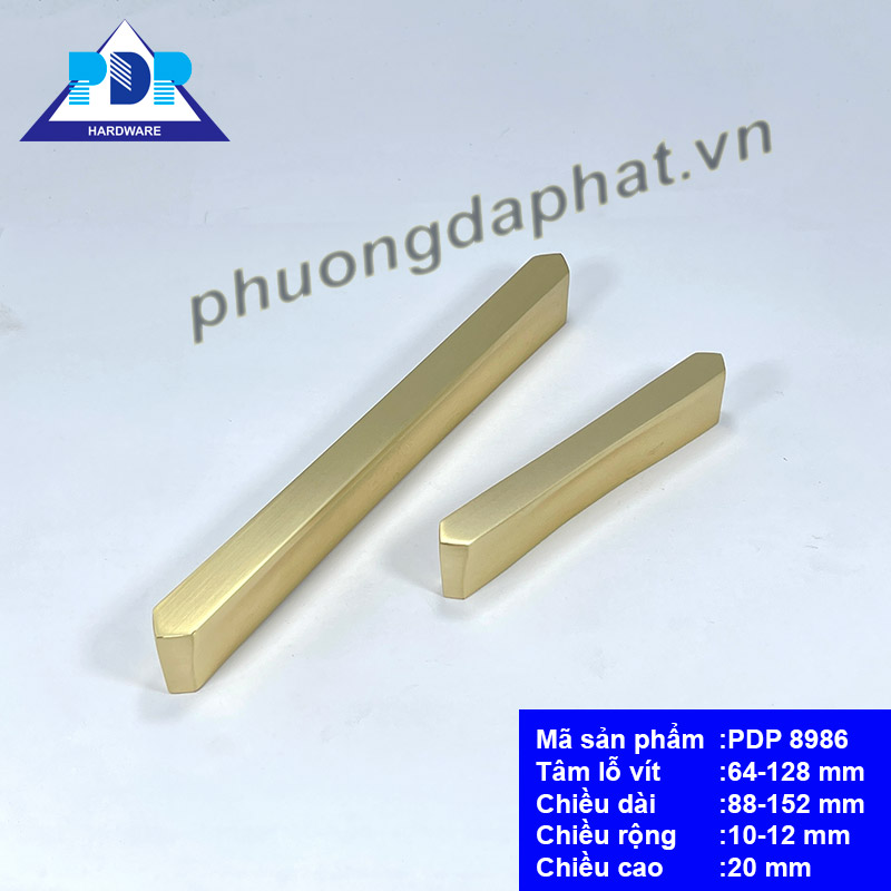 Tay Nắm Tủ Bếp với màu vàng chải xước