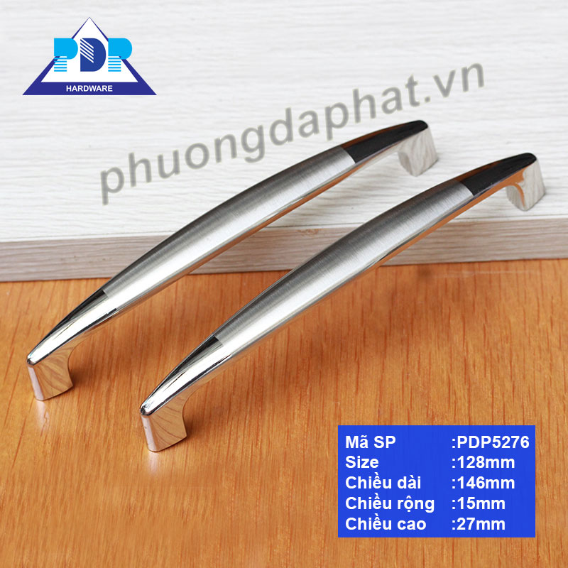 Tay Nắm mang màu sắc của niken xước ở thân