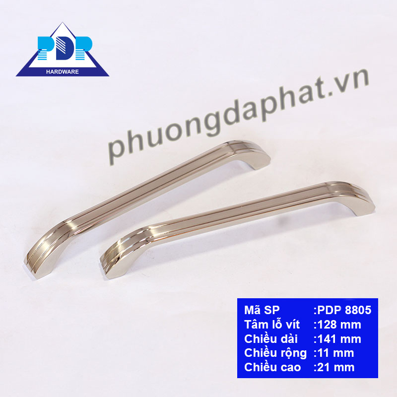 Tay Nắm Tủ Bếp với một tổng thể hài hòa đẹp mắt được kết hợp giữa hai màu niken xước và bóng