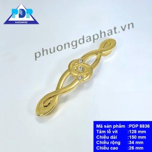 Tay Nắm Tủ Cao Cấp với kiểu dáng thanh lịch  cùng họa tiết chút cầu kì ở thân mang lại cho tay nắm vô số các ứng dụng.