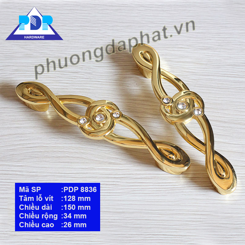 Tay Nắm Tủ Cao Cấp với kiểu dáng thanh lịch  cùng họa tiết chút cầu kì ở thân mang lại cho tay nắm vô số các ứng dụng.