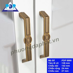 Tay Nắm Tủ Cổ Điển Phong Cách Á Đông Màu Cafe PDP8880