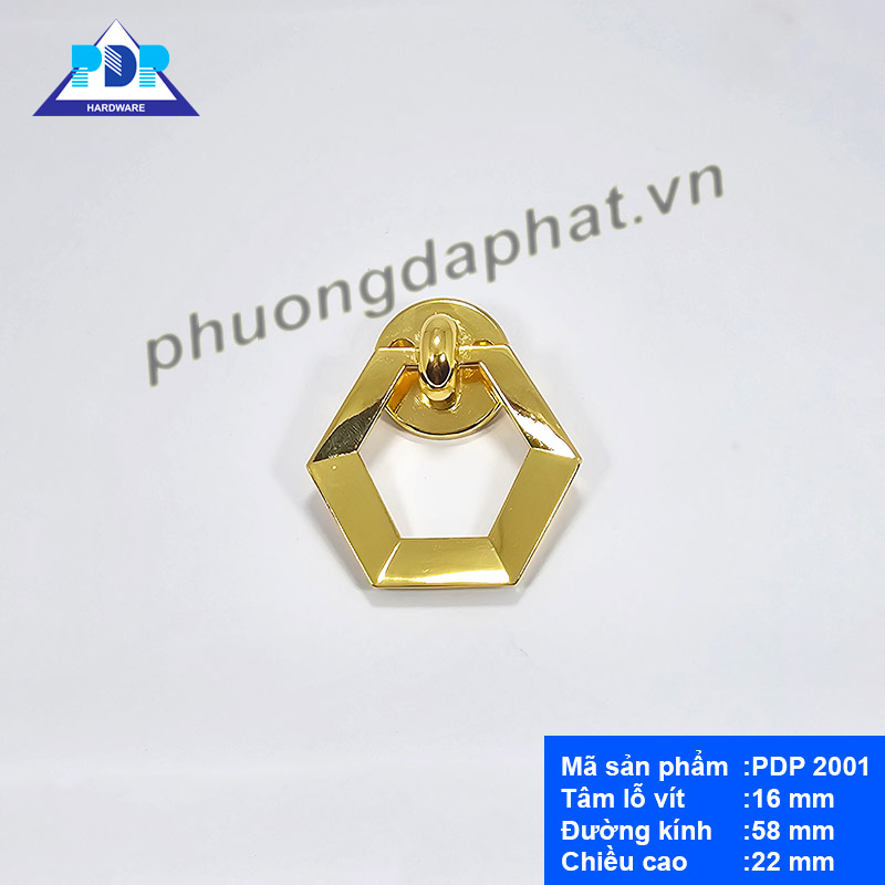 Tay Nắm Tủ màu vàng bóng tạo hiệu ứng bắt mắt. Dễ dàng lắp đặt lau chùi