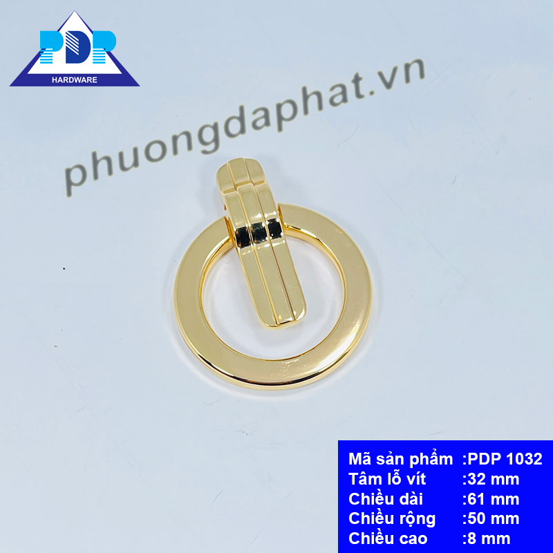Tay Nắm Tủ Khoen Tròn với thiết kế dạng khoen tròn rất độc dáo