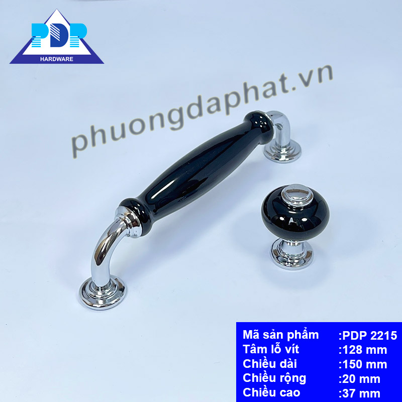 Tay Nắm Tủ Gốm Sứ Hiện Đại  với nền đen chủ đạo