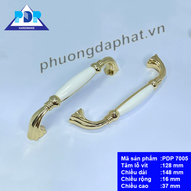 Tay Nắm Tủ Gốm Sứ rất quyến rũ qua những đường cong tinh tế cùng màu vàng bóng và trắng tinh khôi mang lại sự sang trọng và đẳng cấp cho nội thất.