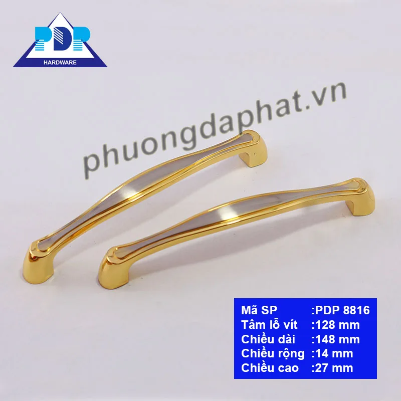 Tay Nắm Tủ Hiện Đại với màu sắc của bạc xước ở thân