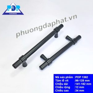 Tay Nắm Tủ Hiện Đại Màu Đen Mờ PDP1362 Tay Nắm Tủ Hiện Đại lấy cảm hứng từ ý nghĩa của nghi lễ trao nhẫn cưới