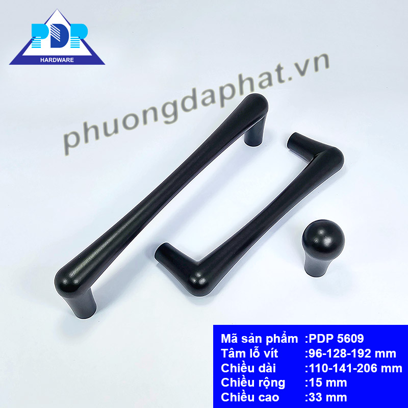 Tay Nắm Tủ Hiện Đại mang phong cách hiện đại cùng dáng vẻ đơn giản và màu đen mờ sang trọng sẽ làm tăng giá trị phẩm chất cho nội thất.