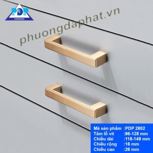 Tay Nắm Tủ Hiện Đại đồng bộ với kết cấu khối vuông