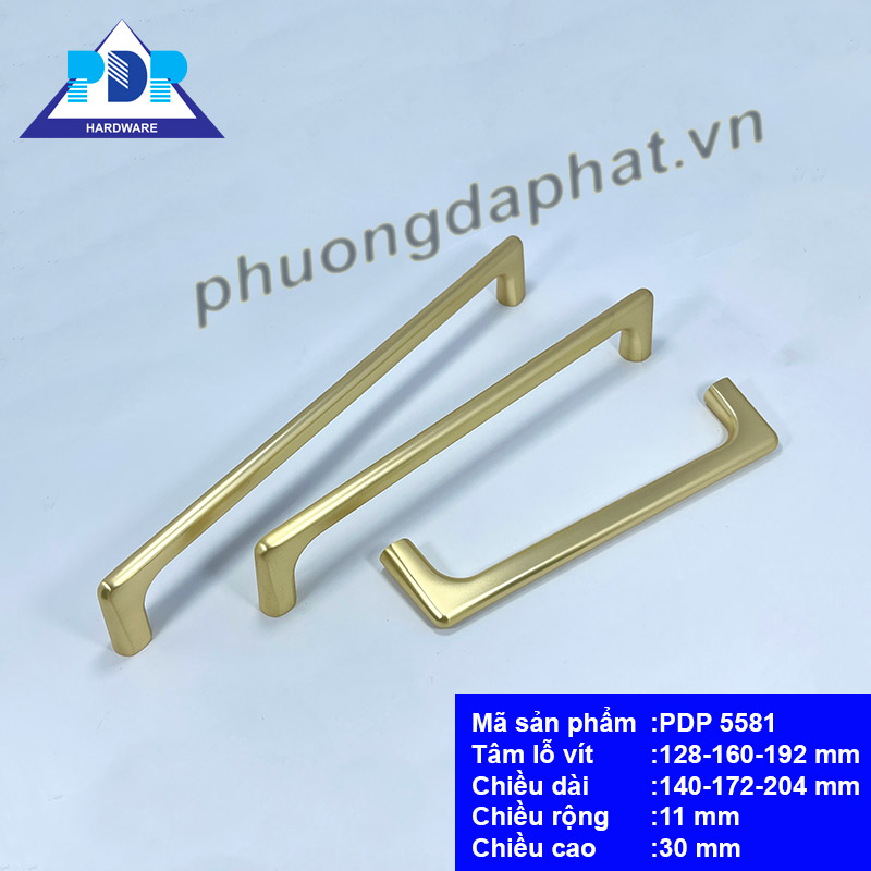 Tay Nắm Tủ Hiện Đại mang phong cách hiện đại cùng dáng vẻ đơn giản và màu vàng sang trọng sẽ làm tăng giá trị phẩm chất cho nội thất.