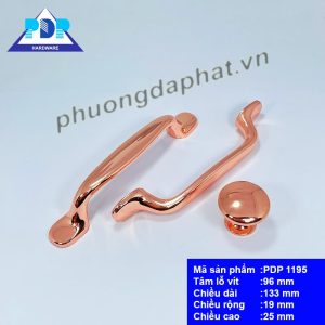 Tay Nắm Tủ Hiện Đại với màu vàng hồng
