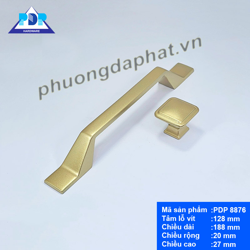 Tay Nắm Tủ Hiện Đại với màu vàng đặc trưng
